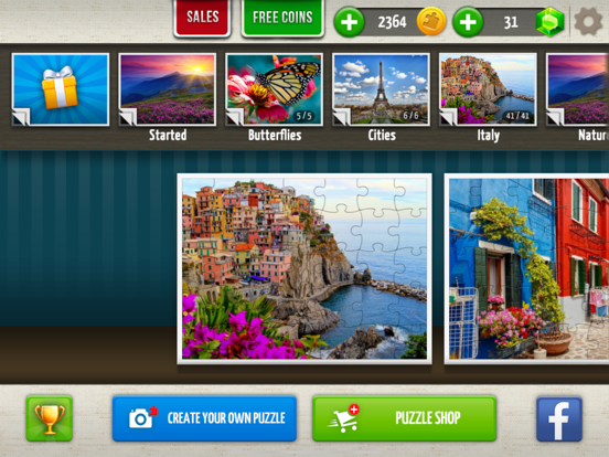 Jigsaw Puzzles World iPad screenshot 9 - Games app
