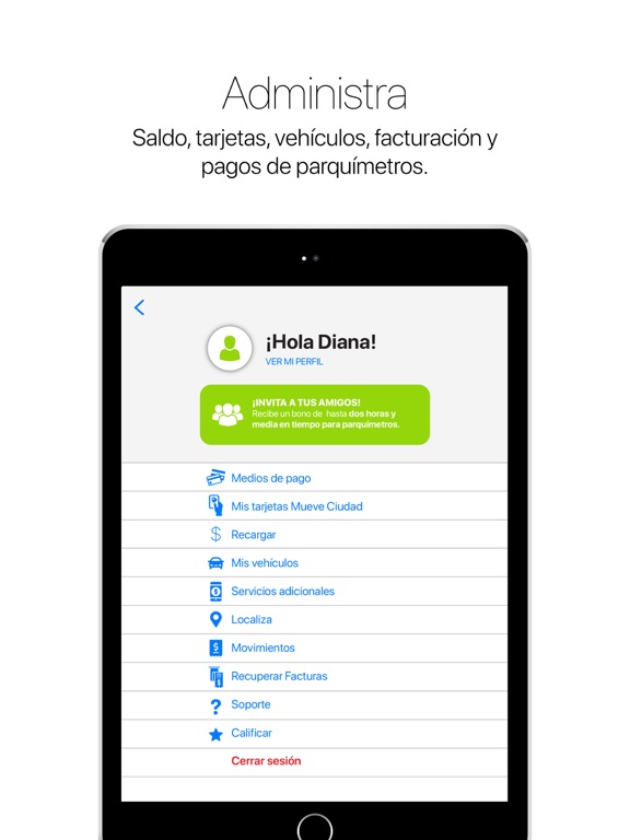 Mueve Ciudad iPad screenshot 4 - Utilities app