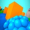 Play as a wave that starts being very small and flow in the river
