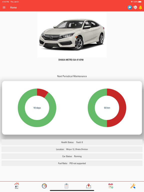 Honda BD app screenshot 2