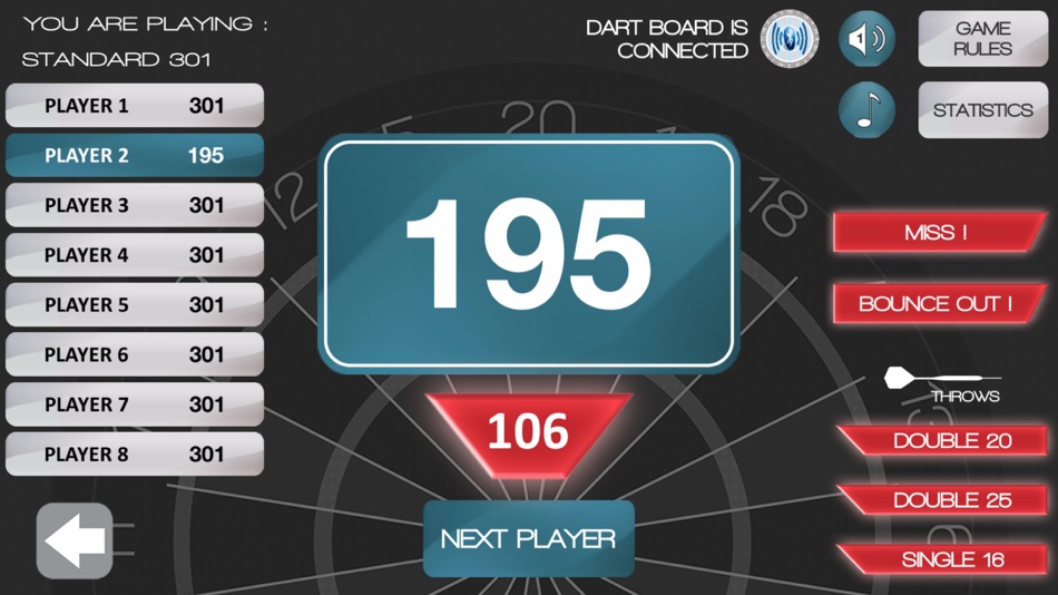 #4. Smartness Electronic Dartboard (iOS) Ved: eVision Manufactory Limited