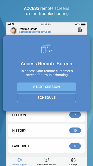 Screenshot #1 pour Zoho Assist - Remote Desktop