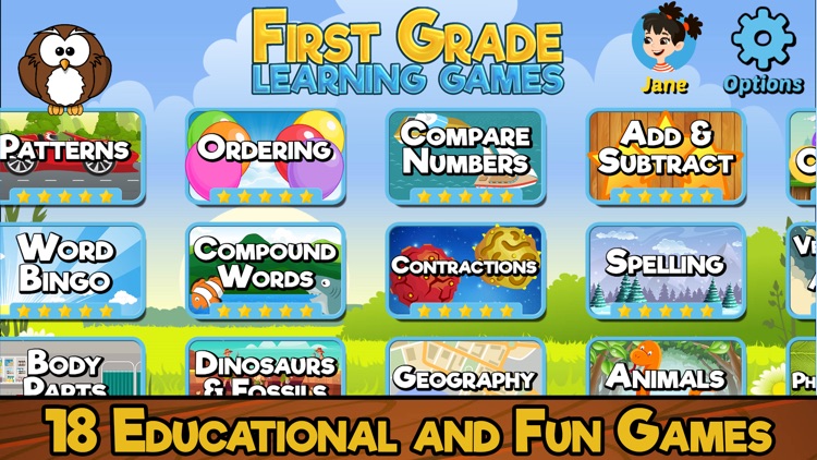 First Grade Learning Games SE screenshot-0