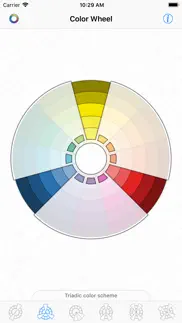 color wheel - basic schemes iphone screenshot 3