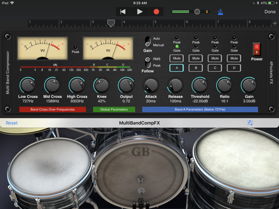 Screenshot #6 pour Multi-Band Compressor Plugin