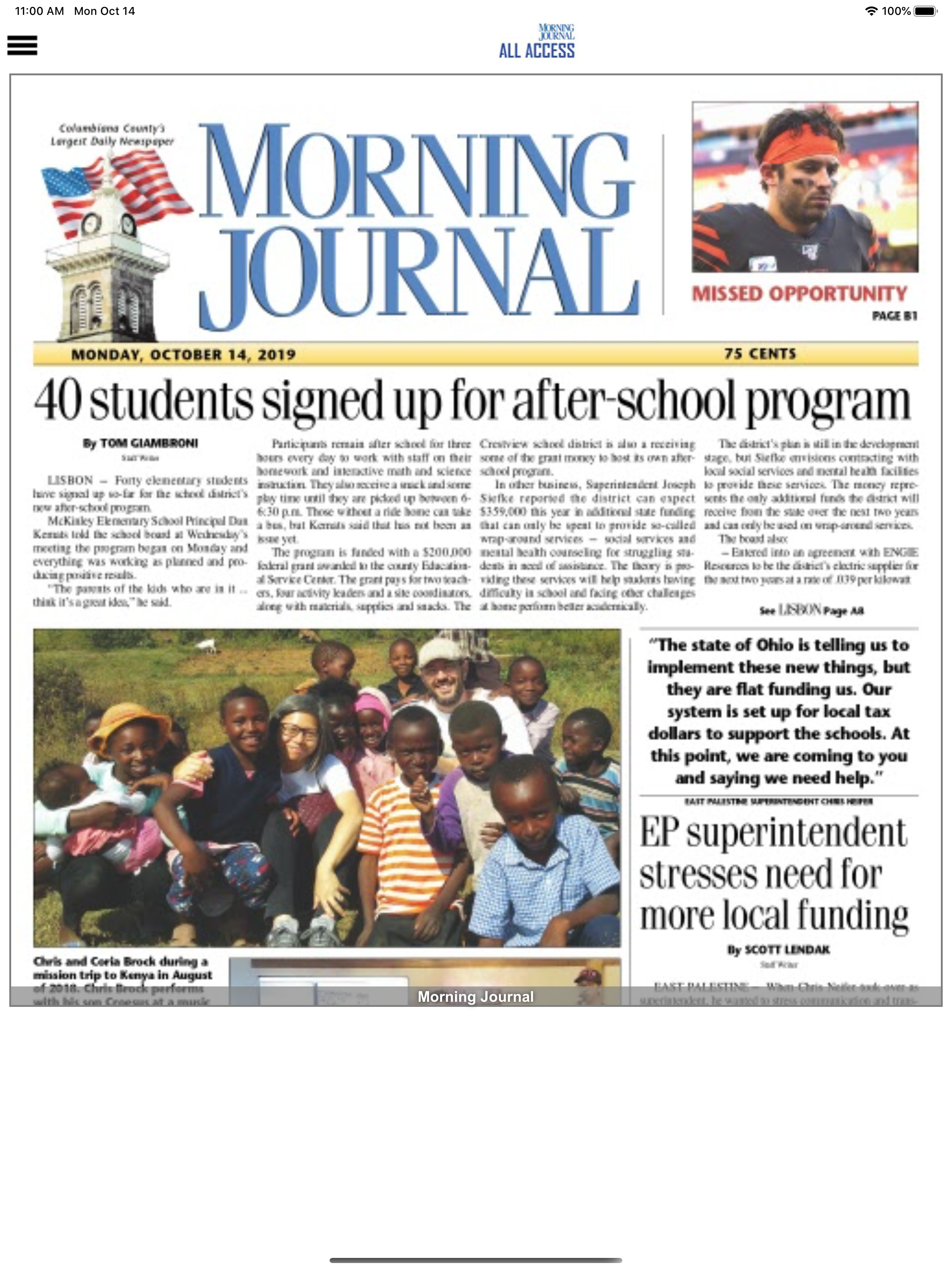 Morning Journal All Access