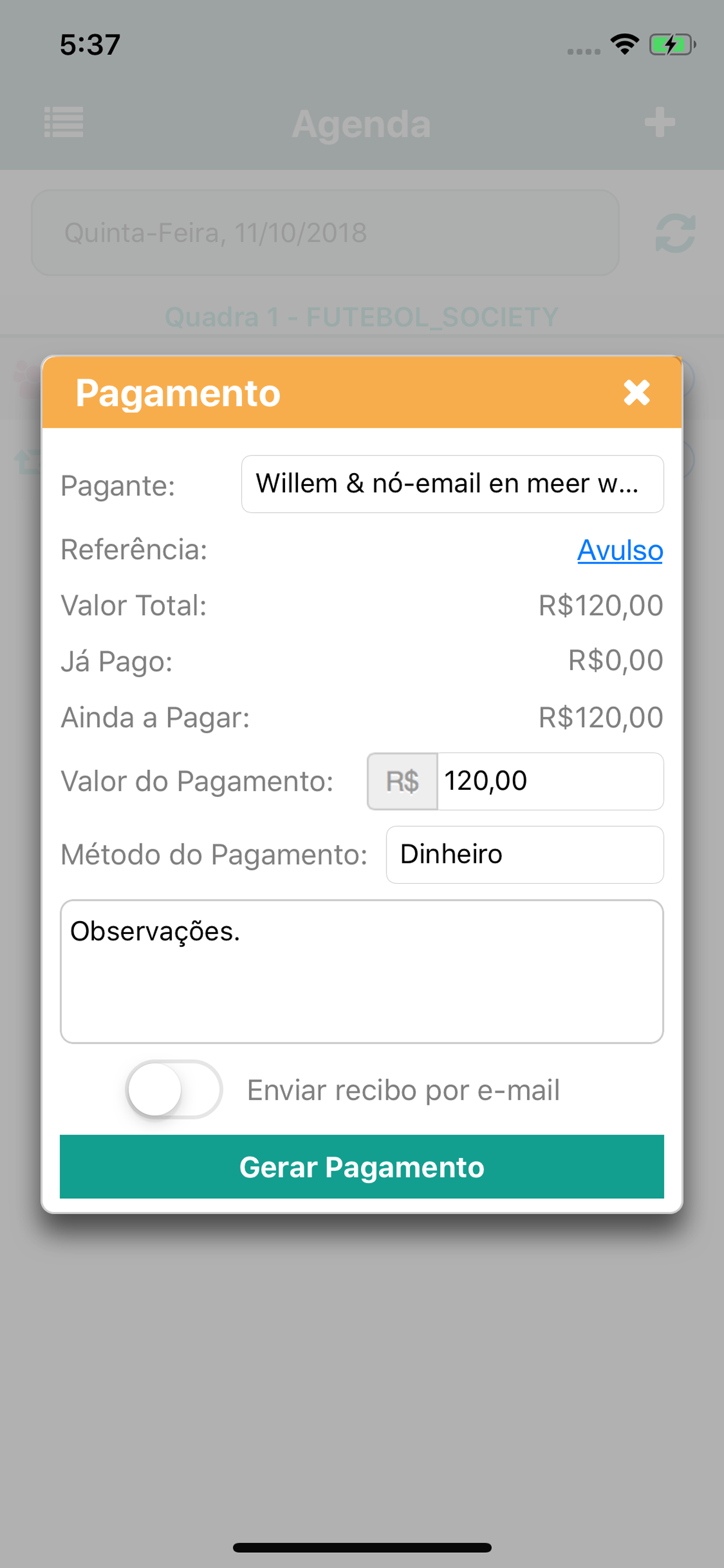 WebQuadras