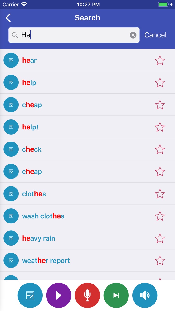iPhone screenshot