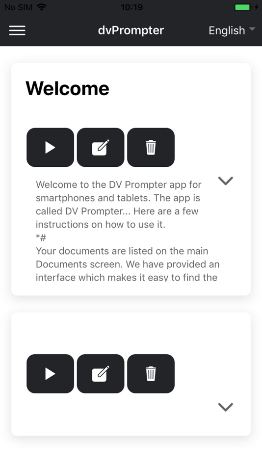 #8. dvPrompter Plus (iOS) 由: dv Solutions Ltd
