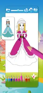 Princess coloring books game screenshot #5 for iPhone