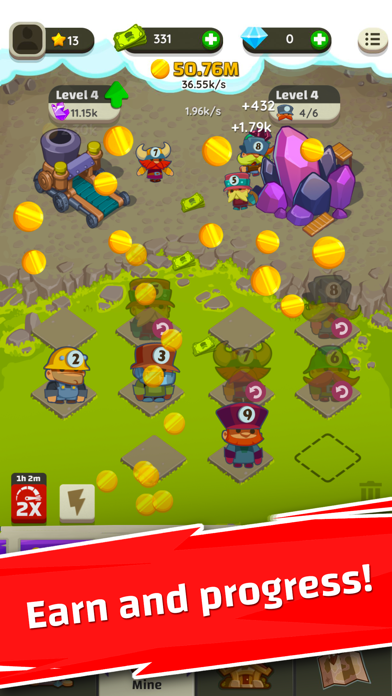 Power Miners: Merge & Build screenshot 2