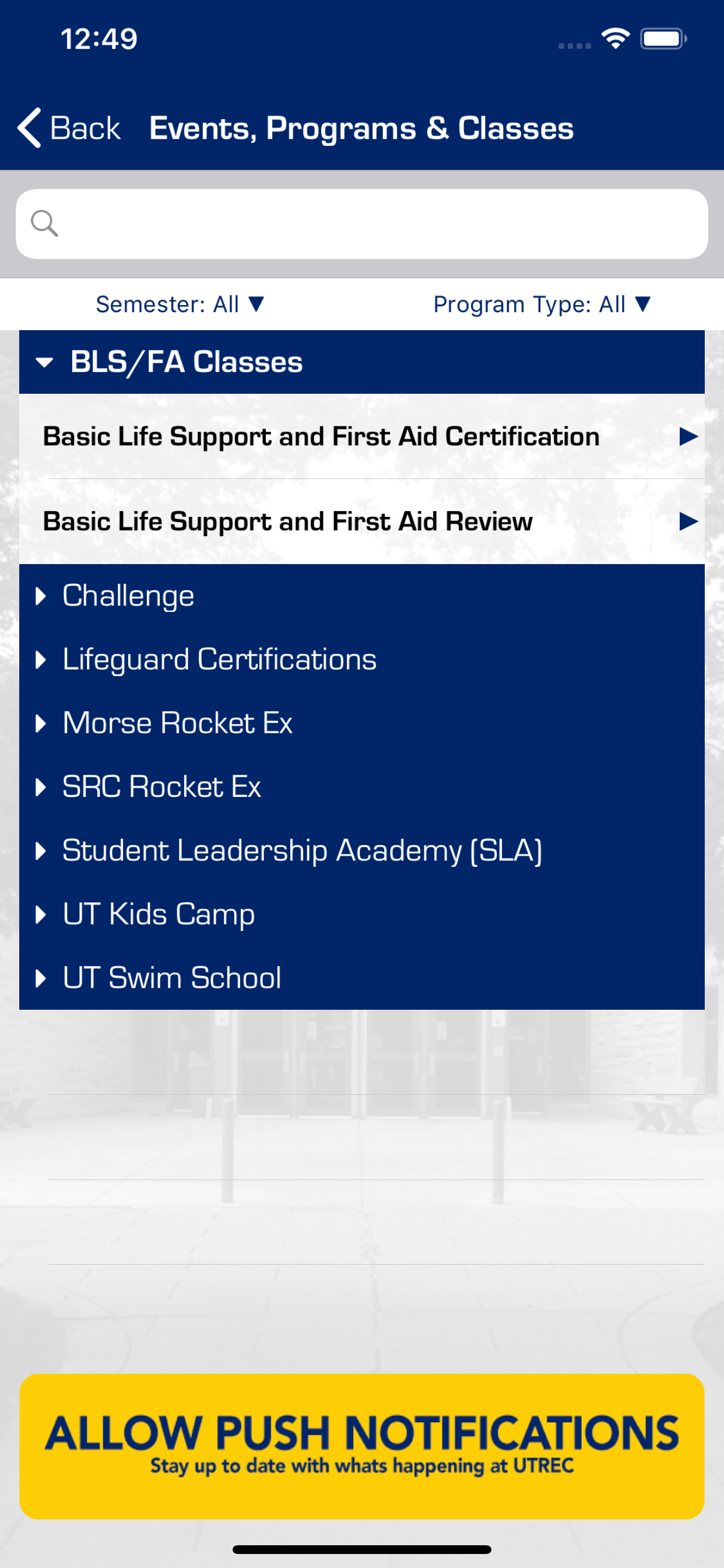 UT Recreational Services screenshot 4