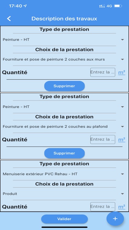 Estimation Travaux