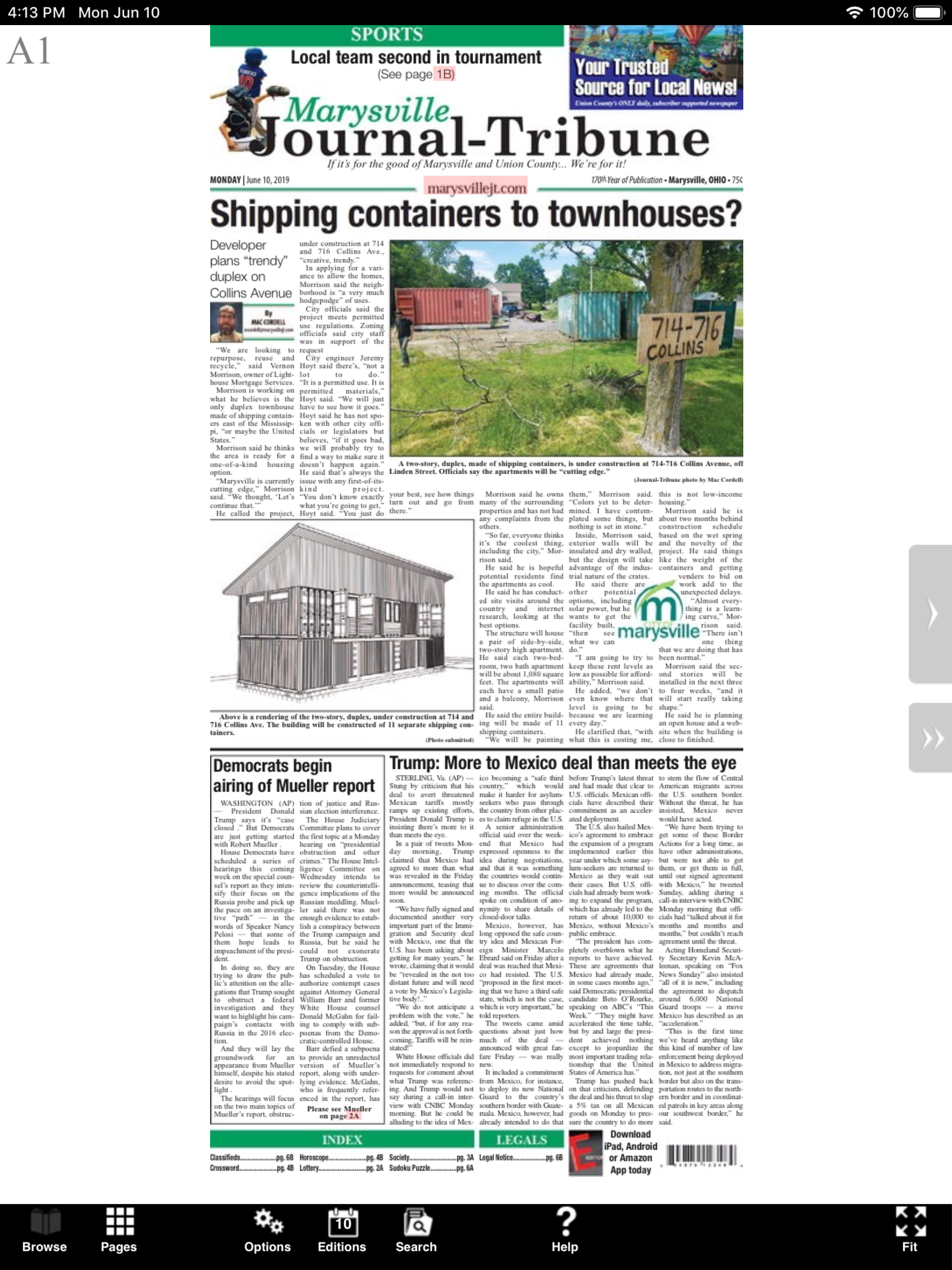 Marysville Journal-Tribune screenshot 3