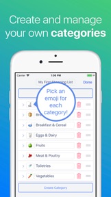 Grocery List ◎ screenshot