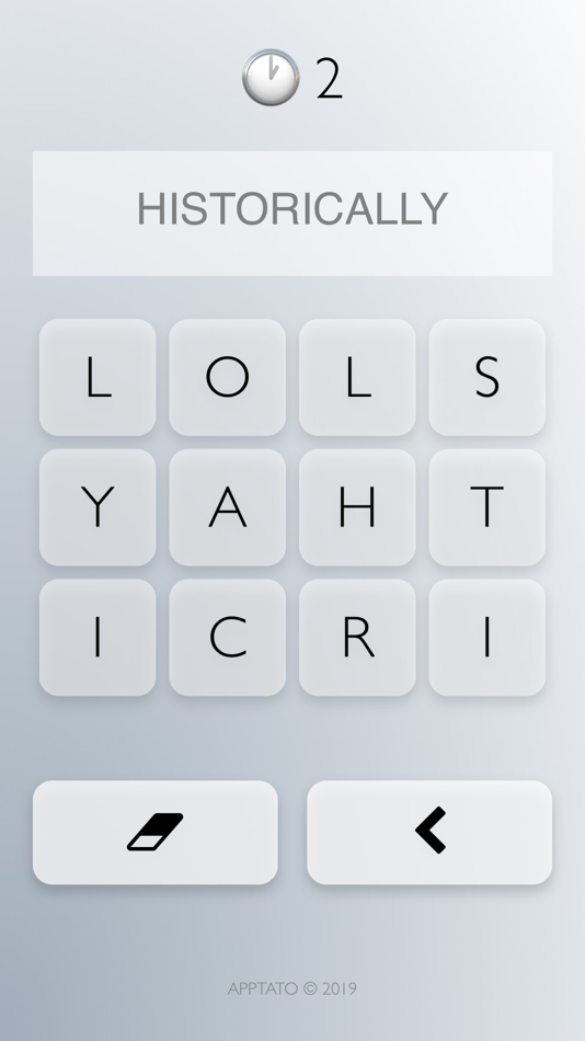 #2. Longest Word Game (iOS) 由: Peter Li