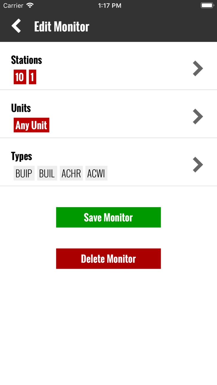 iPhone screenshot