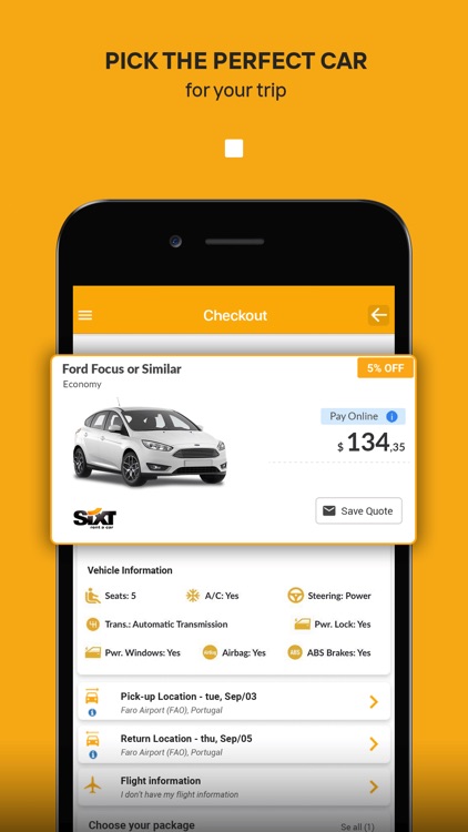 Rentcars: Car rental screenshot-3