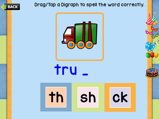 Screenshot #5 pour Long Vowels, Digraphs, Blends