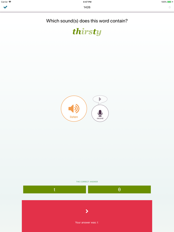 Screenshot #4 pour British English Sounds Game