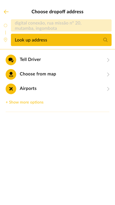 Allo Taxi Angola Screenshot