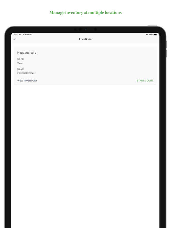 Cohub Inventory iPad screenshot 3 - Business app