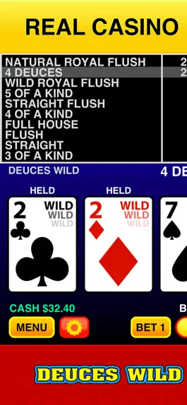 Game screenshot Deuces Wild Casino Video Poker mod apk