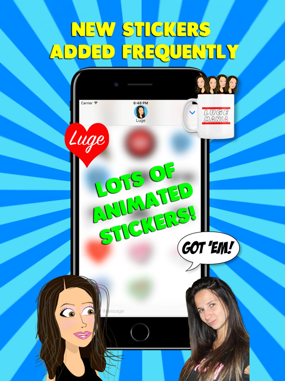 Screenshot #4 pour LugeMania Stickers