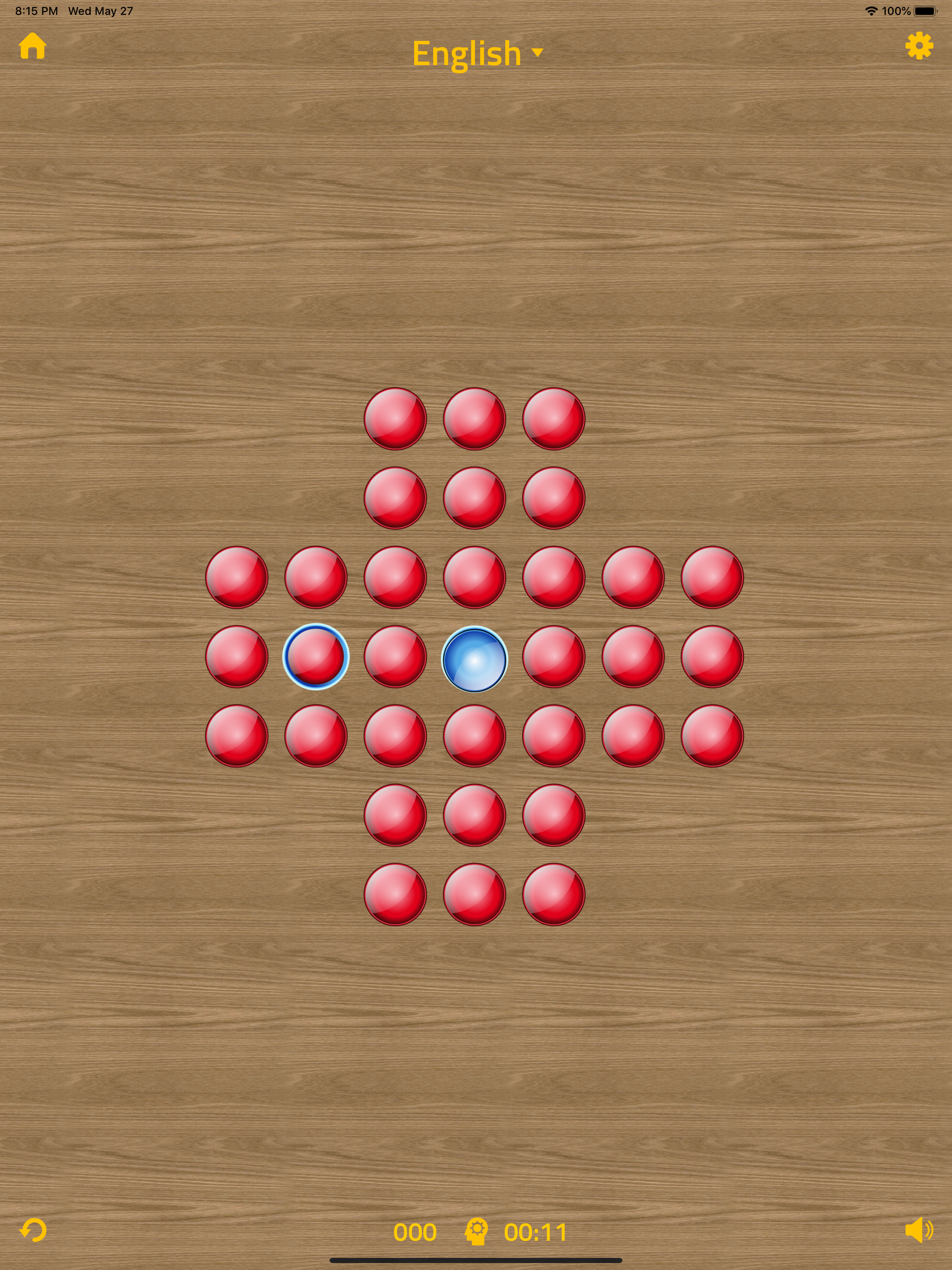 Marble Solitaire - Peg Puzzles