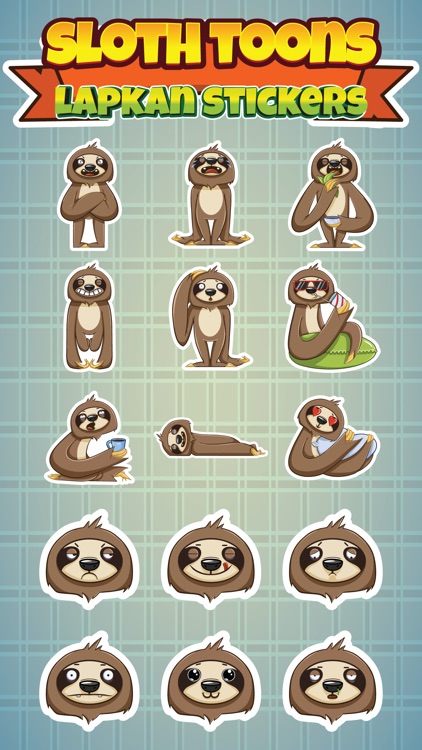 Sticker Me: Sloth Character