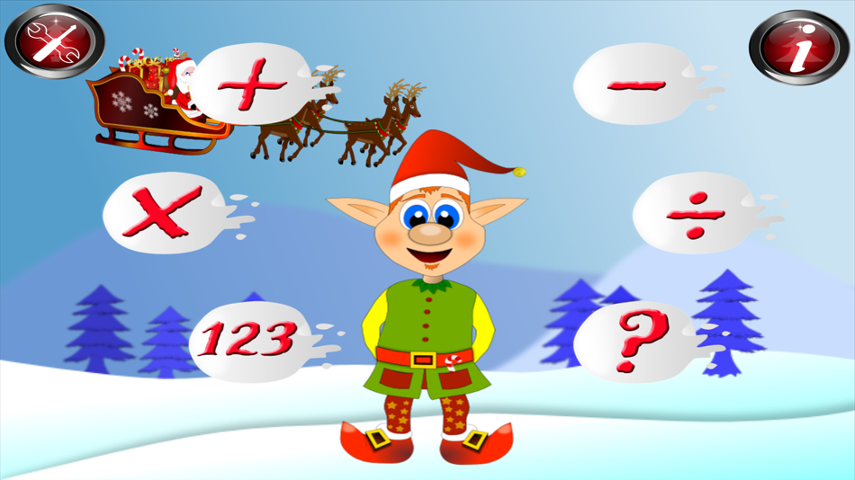 Xmas Math Santa Claus for kids - 1.0.6 - (iOS)