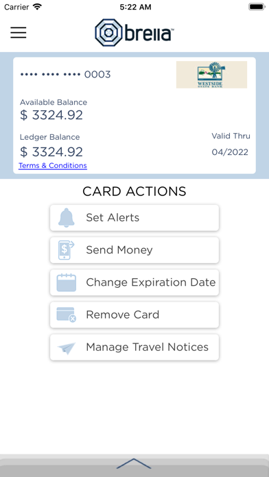 Brella – Card Manager Screenshot