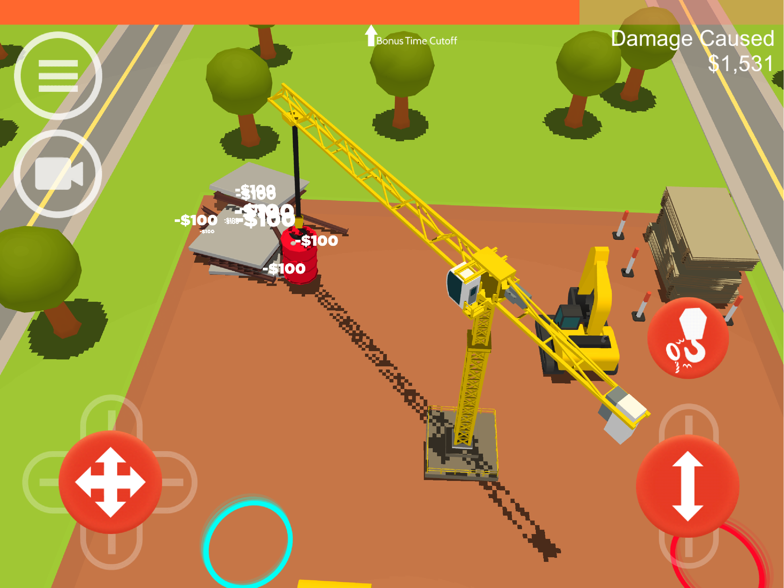 Hooked! A Tower Crane Game