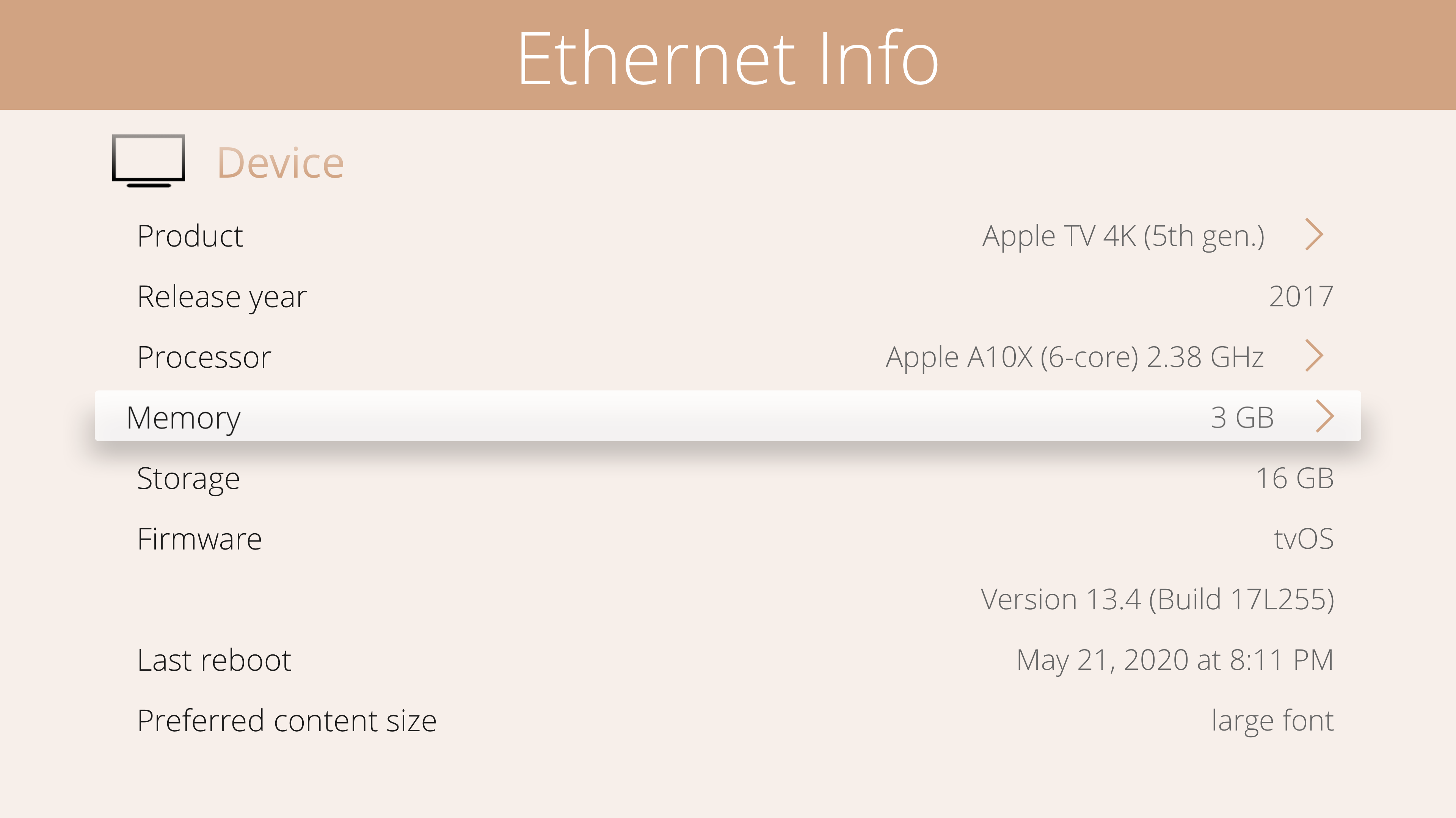 Ethernet Info screenshot 3