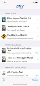 Tennessee DMV Test Prep screenshot #1 for iPhone
