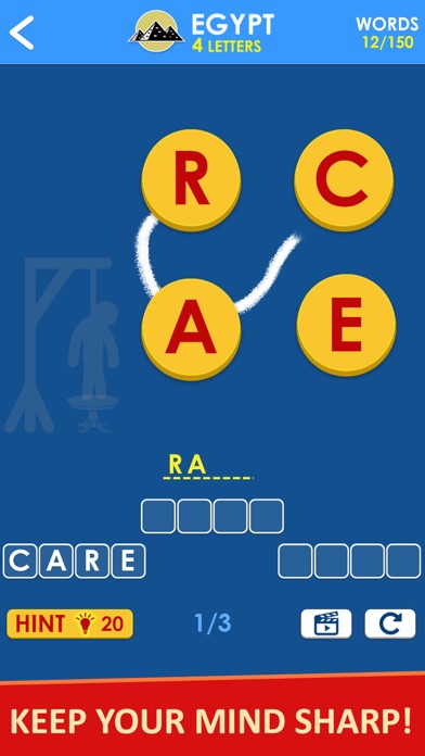 Word Game Anagram Hangman screenshot 2