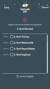 Testleri Çöz screenshot