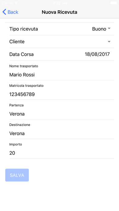 Radio Taxi Verona Screenshot