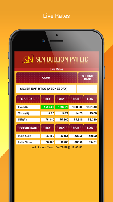 SLN BULLION - CHENNAI Screenshot