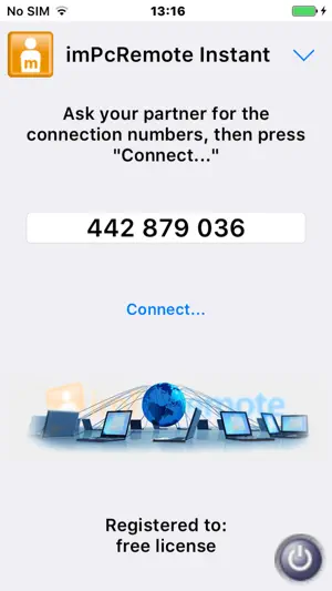 imPcRemote Instant screenshot 1