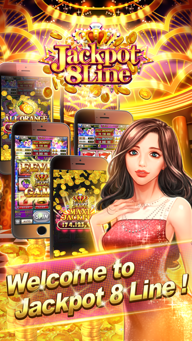 Jackpot 8 Line Slots Screenshot