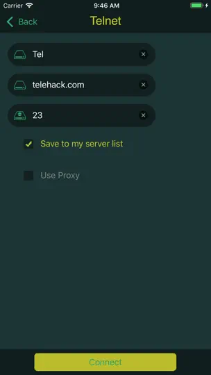ITerminal - SSH Telnet Client iPhone Ekran Görüntüsü 5