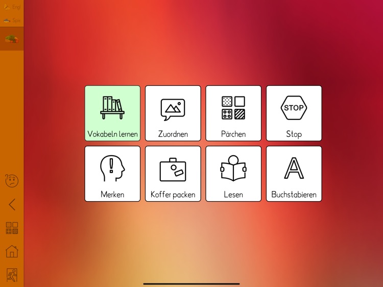 Sag es auf Englisch-Wortschatz