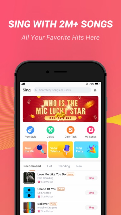 StarMaker-Sing Karaoke Songs screenshot-0