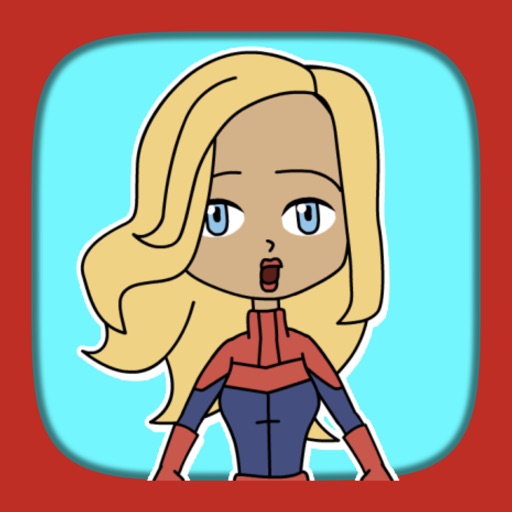 Super Woman Hero Cute Stickers icon