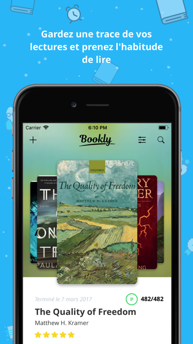 Screenshot #1 pour Bookly: TBR & Book Tracker