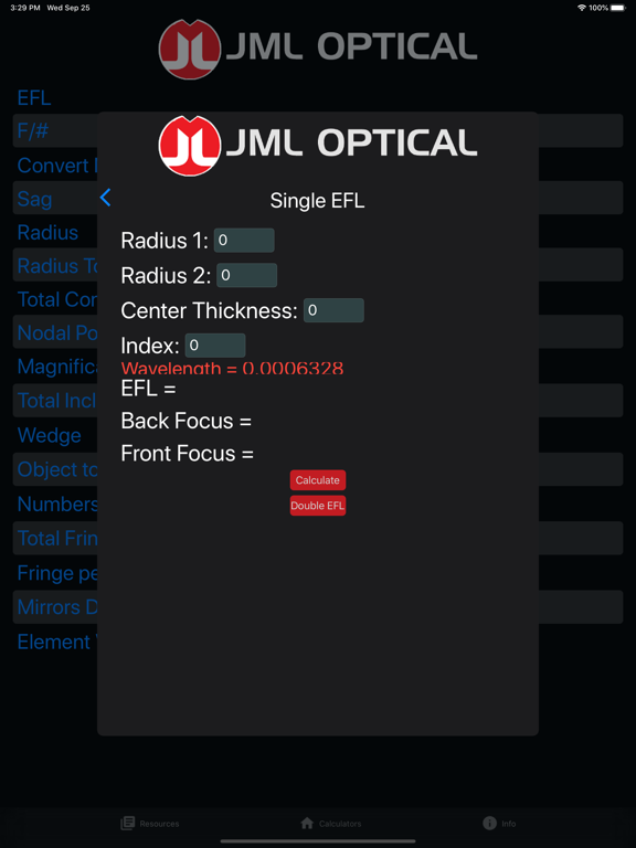 Screenshot #5 pour JML Optical Calculator