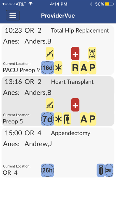 TeleTracking Clinical Workflow Screenshot