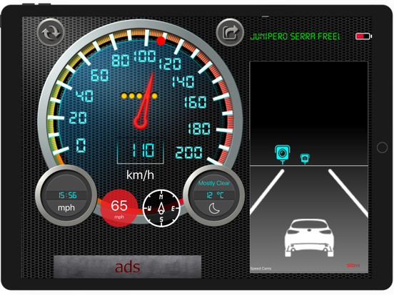 Speedmeter + iPad screenshot 5 - Navigation app