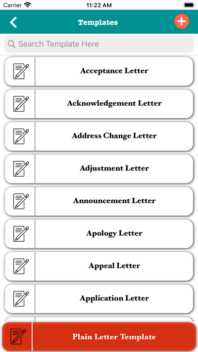 Screenshot #2 pour Letter Templates